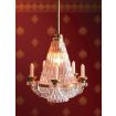 12V 5 Candle Chandelier Light for 12th Scale Dolls House