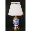 12V Blue and White Bedroom Table Lamp for 12th Scale Dolls House