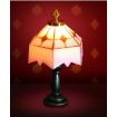 12V White Tiffany Lamp for 12th Scale Dolls House