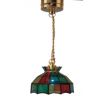 3V LED Hanging Tiffany Light for 12th Scale Dolls House