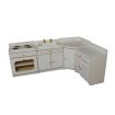 White Kitchen Set for 12th Scale Dolls House