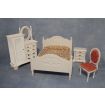 White Bedroom Set for 12th Scale Dolls House