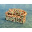 Floral 2 Seat Sofa for 12th Scale Dolls House