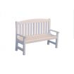 White Garden Bench for 12th Scale Dolls House