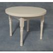 White Round Table for 12th Scale Dolls House