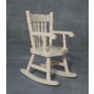 White Rocking Chair for 12th Scale Dolls House