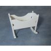 White Rocking Cradle for 12th Scale Dolls House