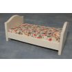 Childs White Bed for 12th Scale Dolls House