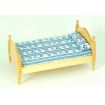 Pine Single Bed for 12th Scale Dolls House