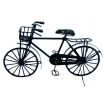 Black Bicycle with Shopping Basket for 12th Scale Dolls House