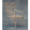 White Garden Chair for 12th Scale Dolls House