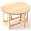 Pine Table with Gate Leg for 12th Scale Dolls House