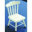 White Kitchen Chair for 12th Scale Dolls House