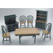 Green Pine Kitchen Sets for 12th Scale Dolls House