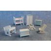Blue and White Nursery Set for 12th Scale Dolls House