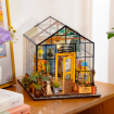 Rolife Cathy's Flower House DIY Greenhouse Miniature Kit