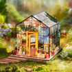 Rolife Cathy's Flower House DIY Greenhouse Miniature Kit