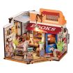Rolife Corner Bookstore DIY Miniature Dollhouse Kit
