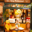 Rolife Tipsy Restaurant DIY Miniature Dollhouse Kit