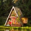 Rolife A-Frame Cabin DIY Miniature Dollhouse Kit