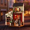 Rolife Vienna Bookstore DIY Miniature Dollhouse Kit