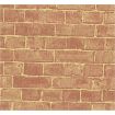 Natural Red Brick Wallpaper for 12th Scale Dolls House