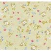 Rococo Silk Green Wallpaper for 1/12 Scale Dolls House