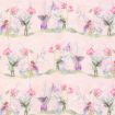 Pink Fairies Wallpaper for 12th Scale Dolls House