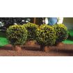 Round Box Bushes x 4 for 12th Scale Dolls House