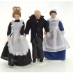 Porcelain Poseable Servants for 12th Scale Dolls House