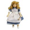Girl in Alice Dress for 12th Scale Dolls House