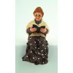 Grandmother Sitting Resin Figure for 12th Scale Dolls House