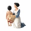 House Maid Towel Drying Young Girl Figures for 12th Scale Dolls House