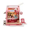 Rolife Strawberry Milk Box DIY Miniature Dollhouse Kit