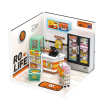 Rolife Energy Supply Store Plastic DIY Miniature Dollhouse Kit