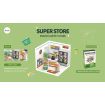 Rolife Energy Supply Store Plastic DIY Miniature Dollhouse Kit