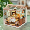 Rolife Sweet Sips Tea Plastic DIY Miniature Dollhouse Kit 