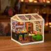 Rolife Leisurely Cheers Bar Plastic DIY Miniature Dollhouse Kit 