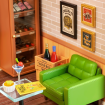 Rolife Leisurely Cheers Bar Plastic DIY Miniature Dollhouse Kit 