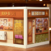 Rolife Leisurely Cheers Bar Plastic DIY Miniature Dollhouse Kit 