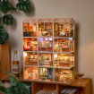 Rolife Leisurely Cheers Bar Plastic DIY Miniature Dollhouse Kit 