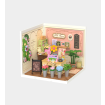 Rolife Fresh Flower Shop Plastic DIY Miniature Dollhouse Kit 
