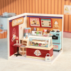 Rolife Flavourful Ice Cream Shop Plastic DIY Miniature Dollhouse Kit 