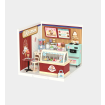 Rolife Flavourful Ice Cream Shop Plastic DIY Miniature Dollhouse Kit 