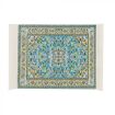 Small Blue Antonio Rug for 12th Scale Dolls House