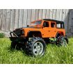 Double E 1/14 Scale Orange Ready to Run RC Land Rover Defender Rock Crawler