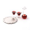 Decanter & Wine Glasses Set, 4 pcs for 12th Scale Dolls House