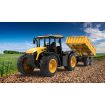 Double E 1/24 Scale Ready to Run RC JCB Farm Tractor with Tipping Trailer