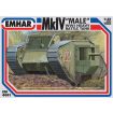 Emhar 1/35 Scale MkIV Male WWI Heavy Battle Tank Model Kit