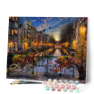 Figured'Art Amsterdam Rolled Canvas Painting By Numbers Kit